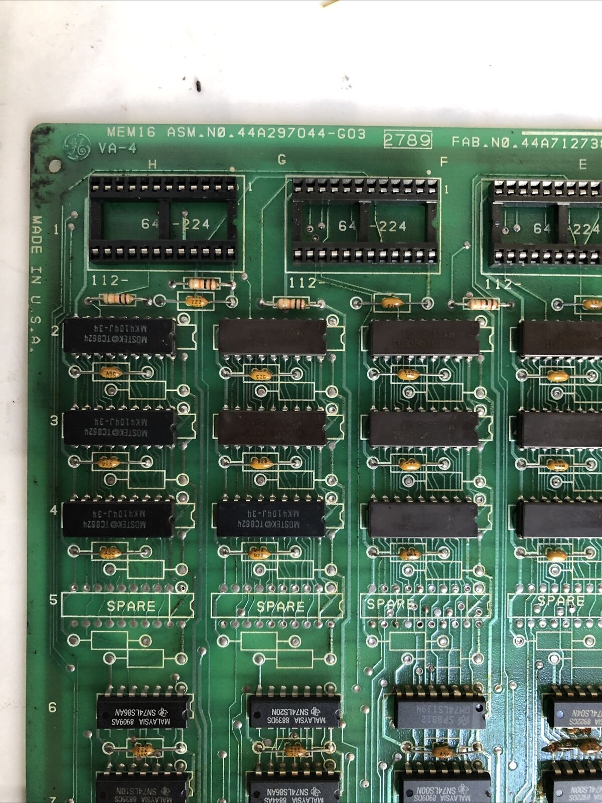 Ge Fanuc 44A712738-003,44A297044-Label,Mem16 44A297044-G03,44B712855-002/2,Fe