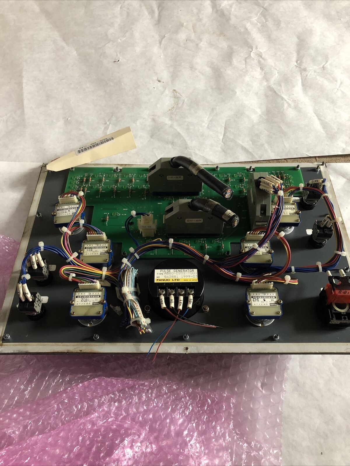 Fanuc A860-0202-T001,981215D,9812150 Pulse Generaotr/Control Panel Display,Bw