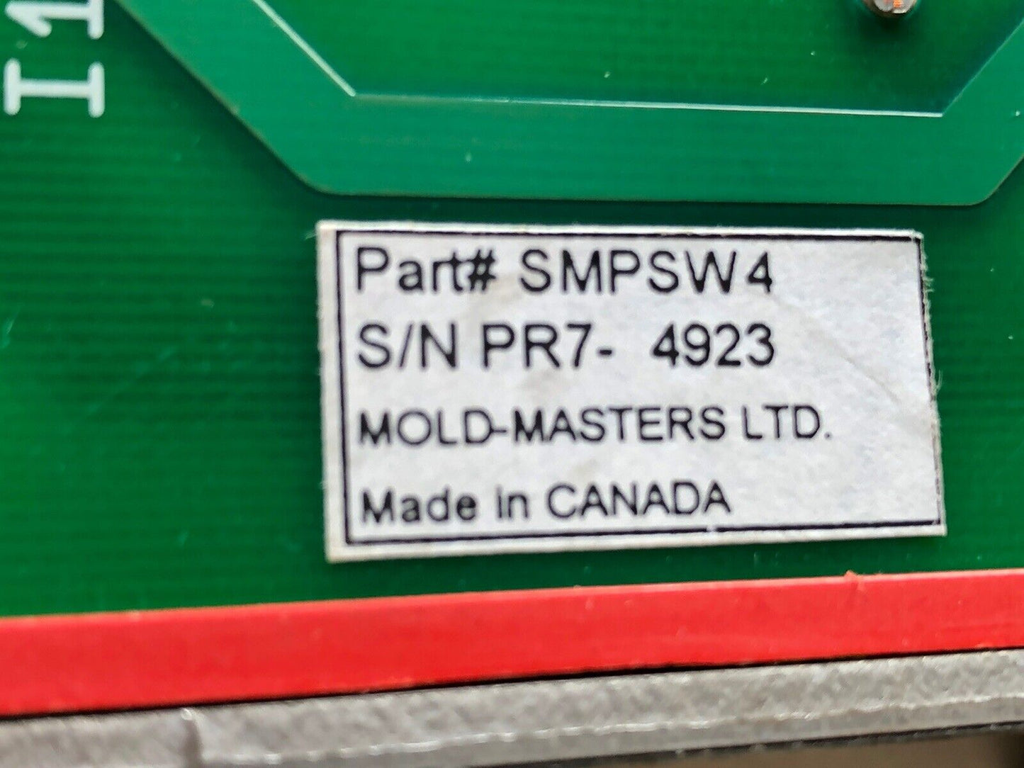 Mold Masters Smpsw4,90-013-501B-7, 4-Zone Temperature Controller,Az