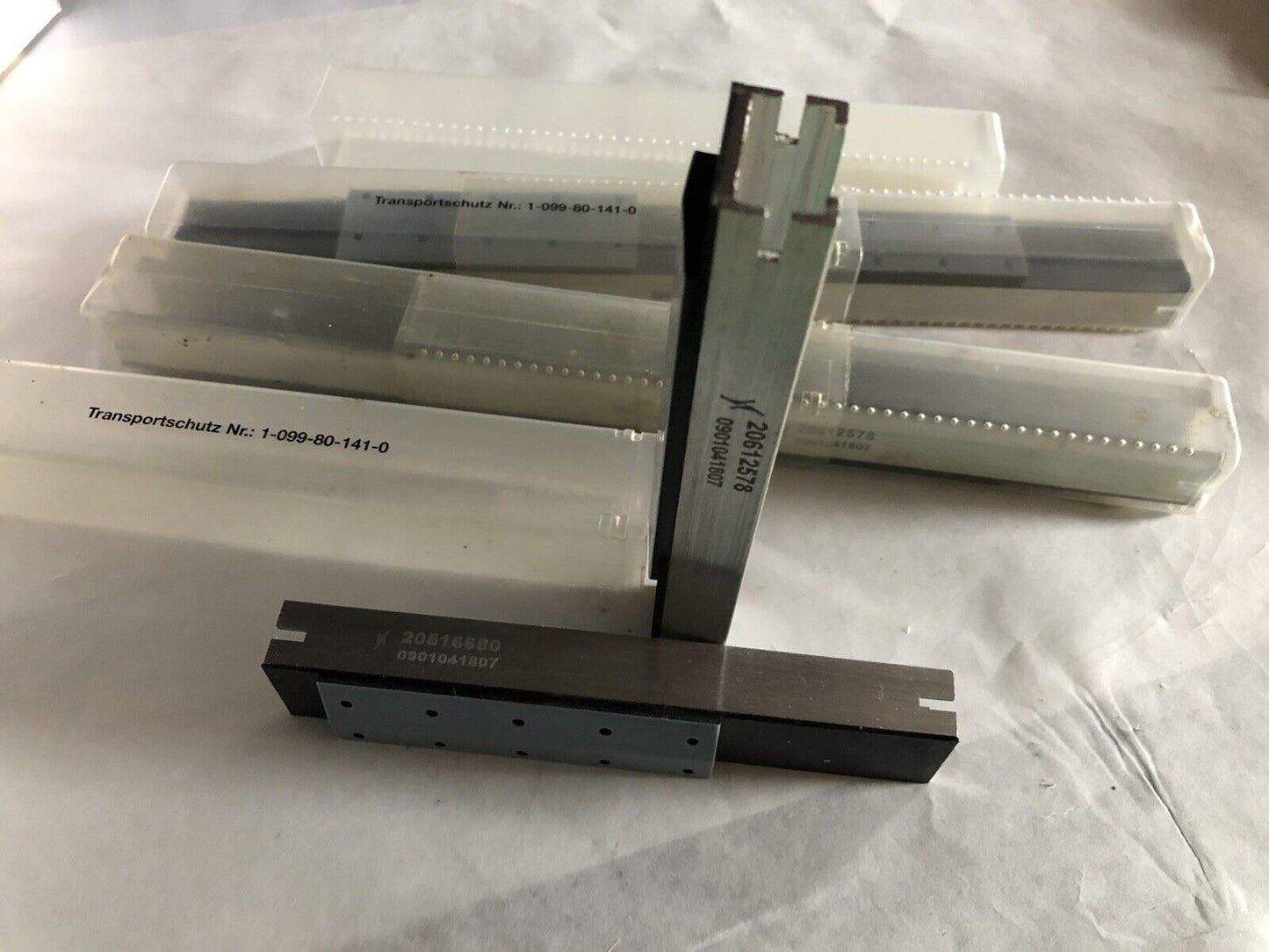New Set Krones 1-099-80-141-0 Pneumatic Clamp Suction Rail 6Pads,0901041807,Su
