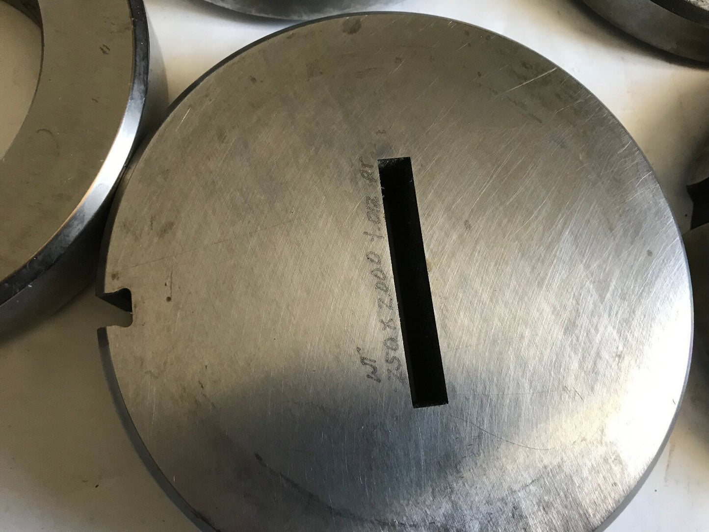 6 Wilson Thick Turret Dies Mixed Lot, Round Square Rectangle,5" Dia,Sc