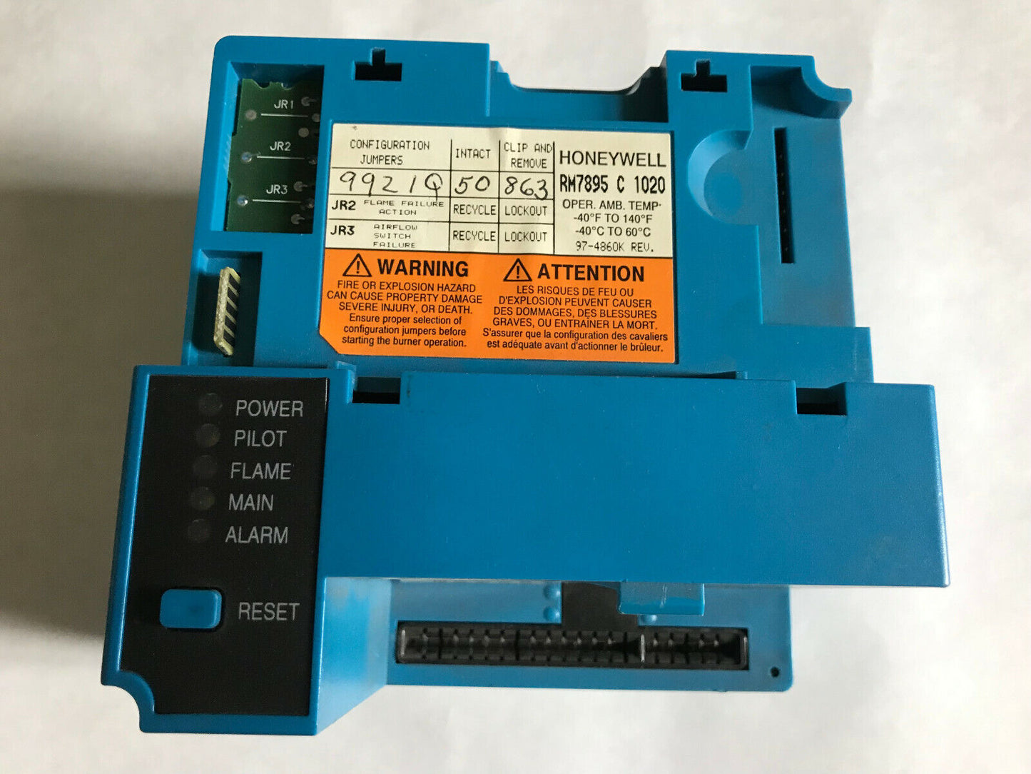 Honeywell Rm7895c1020 (It Doesn't Work,For Part & Repair Only,Internal Fault),Cx