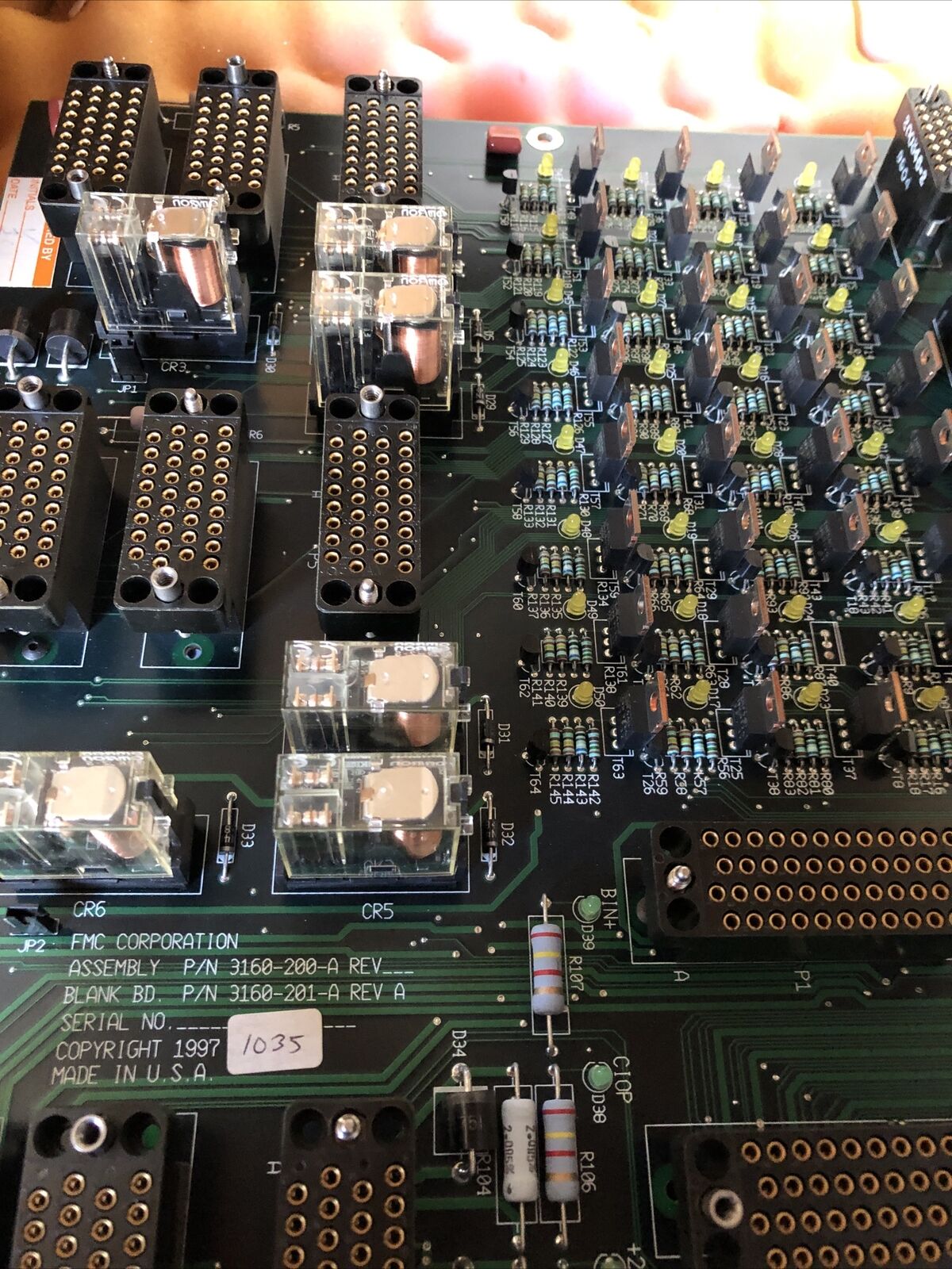 Fmc 3160-200-A Robotic Distribution 3160-201-A Pcb Board Rci-M 94V0,Bo,Fl