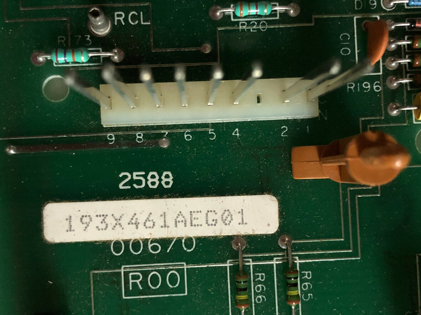 Ge 193X461aeg01 Regulator Circuit Board 36B599709 002/0 36B599708ad-A-Xi,Da