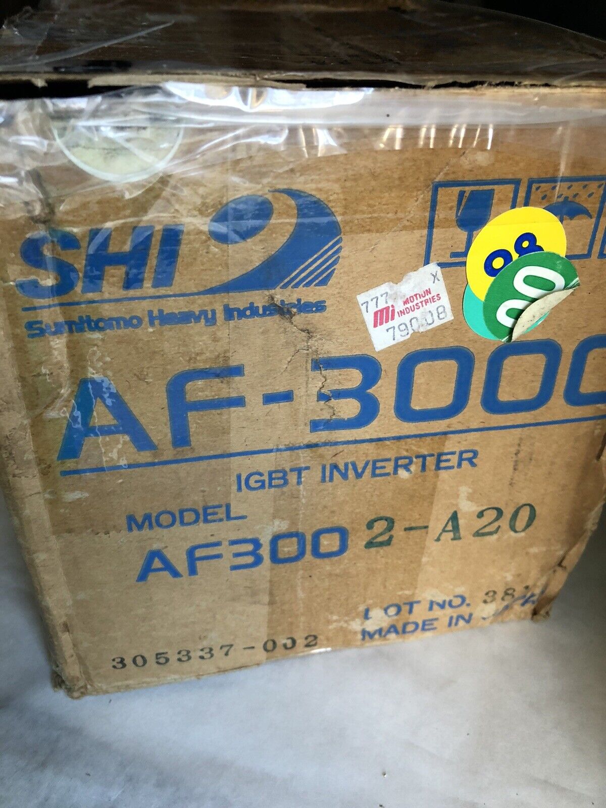New Sumitomo Af-3000,Sumitomo Af3002-A20 Igbt Transistor Inverter,Tg