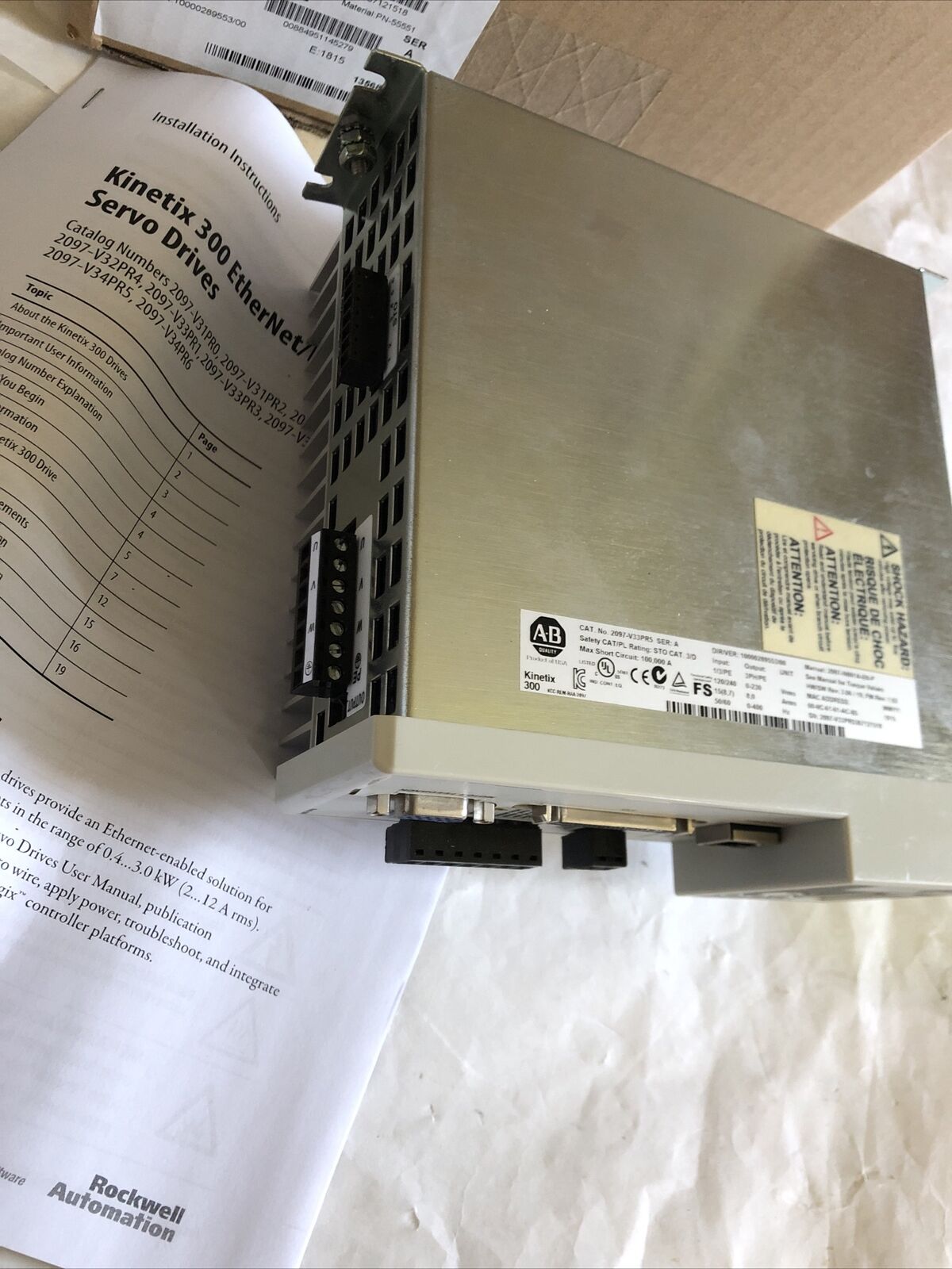 Allen Bradley 2097-V33pr5,Kinetix 300,Fi