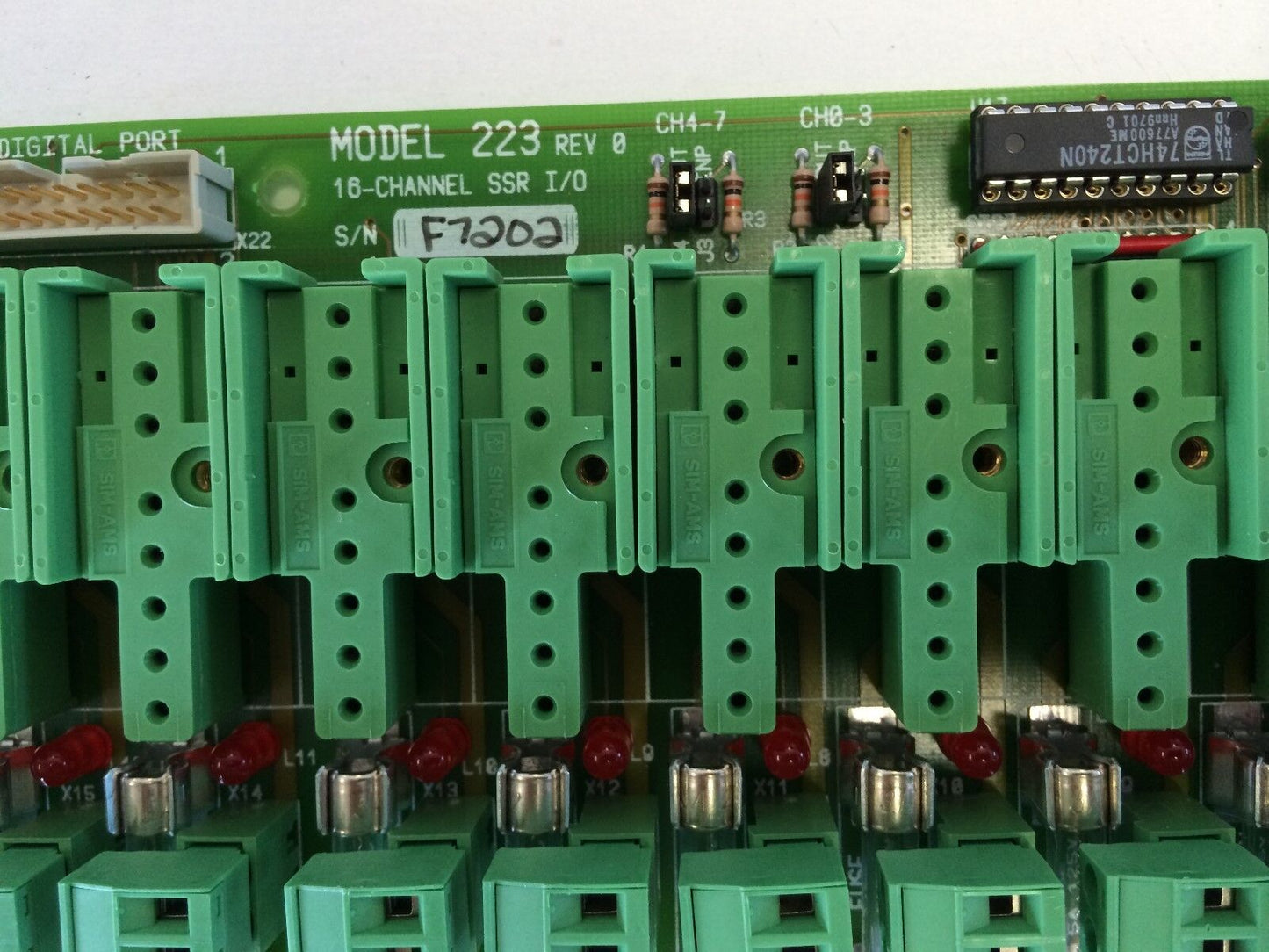 Sciemetric Multiplexer Analog Interface 223 Rev0 16 Channel Ssr Module,Fg