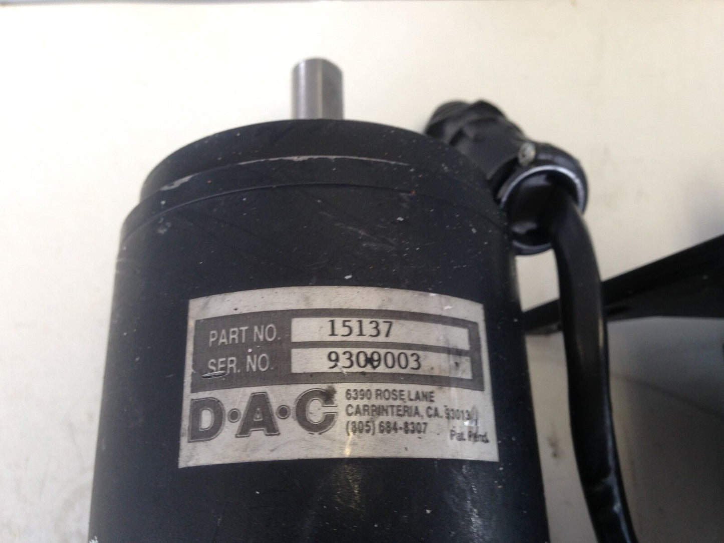 Dac 15137 Servo Motor,Shaft Diameter: 1/2",Shaft Length: 1-1/2",Fl