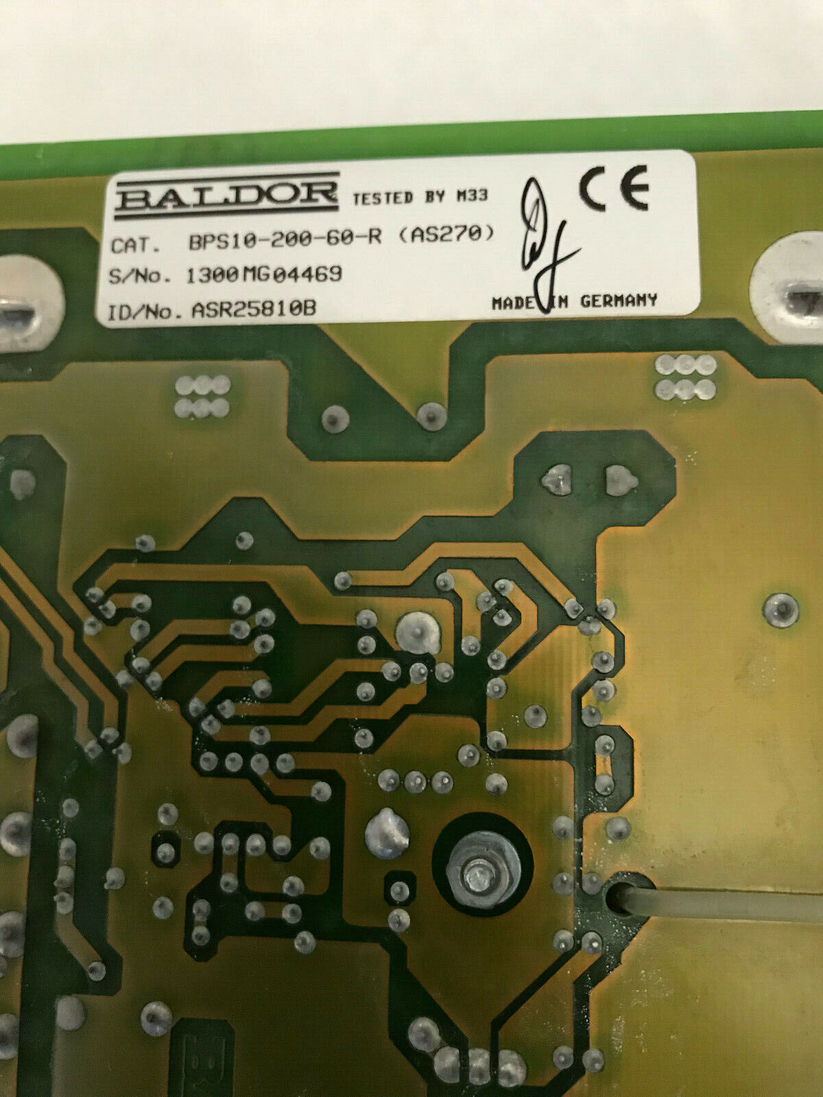 Baldor Bts10-200-60-R (As270) ,(As270v),Asr25810b,14320D Baldor Bts 10,Asr,So