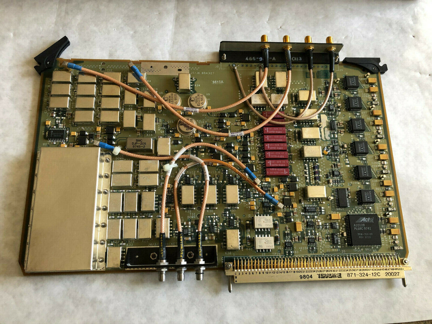 New Teradyne 871-324-12C,9813A,949-672-50/B,J7/J6 Bracket Computer Board,Eb