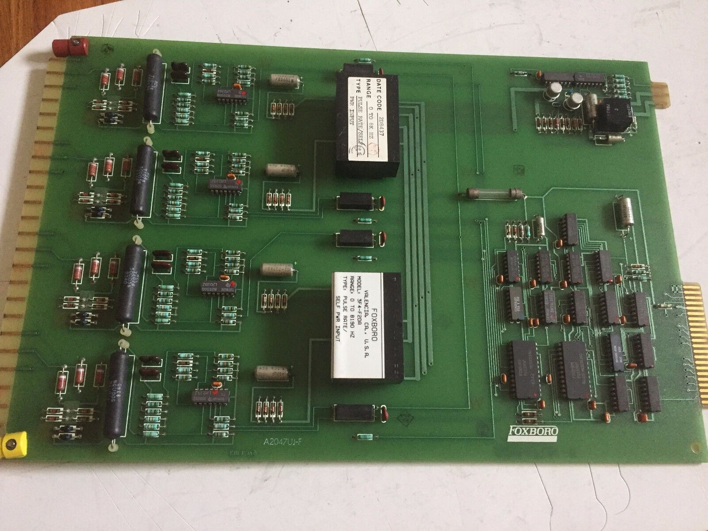 Foxboro 3F4-F2da, A2047uj-F,A2047uj,3F4-F20a,A2047uk-E,A2047uk-C,Cr