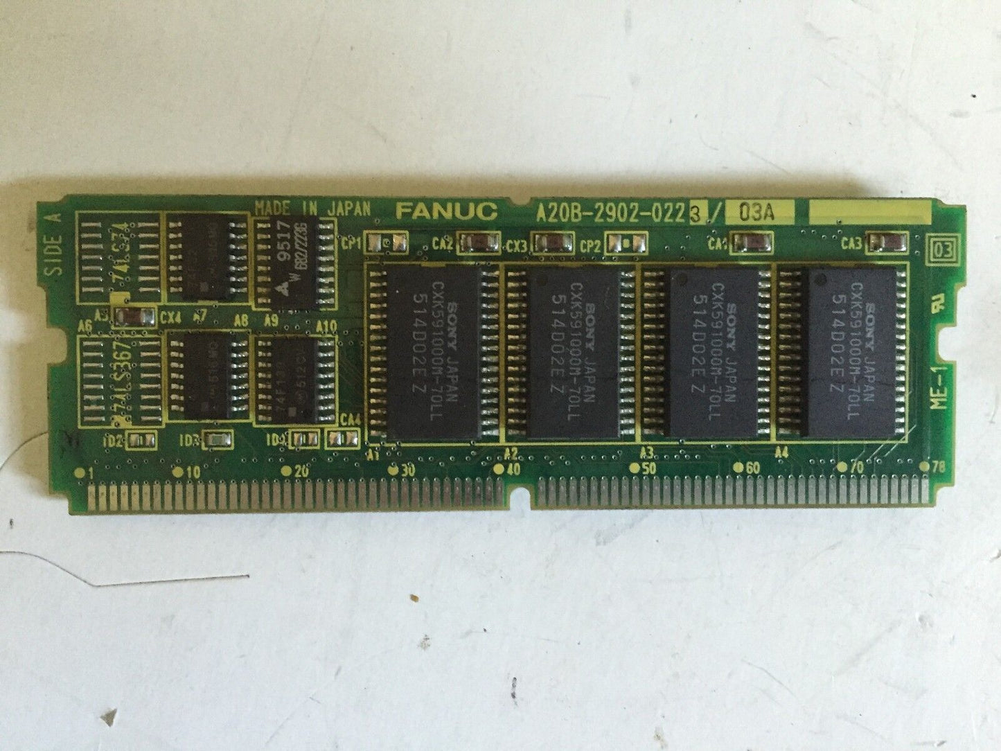Fanuc A20b-2902-0223,A20b-2902-0223/03A Memory Module Board,Dd