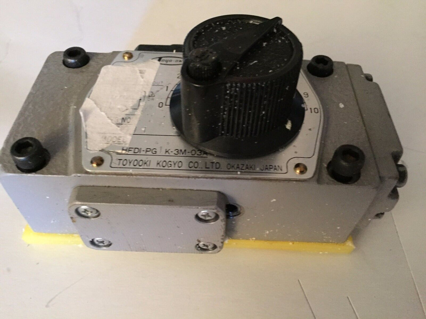 Toyooki Kogyo Hfdi-Pg1k-3M-03A Hydraulic Flow Control Valve,Hfdi-Pg K-3M-03A,Fc