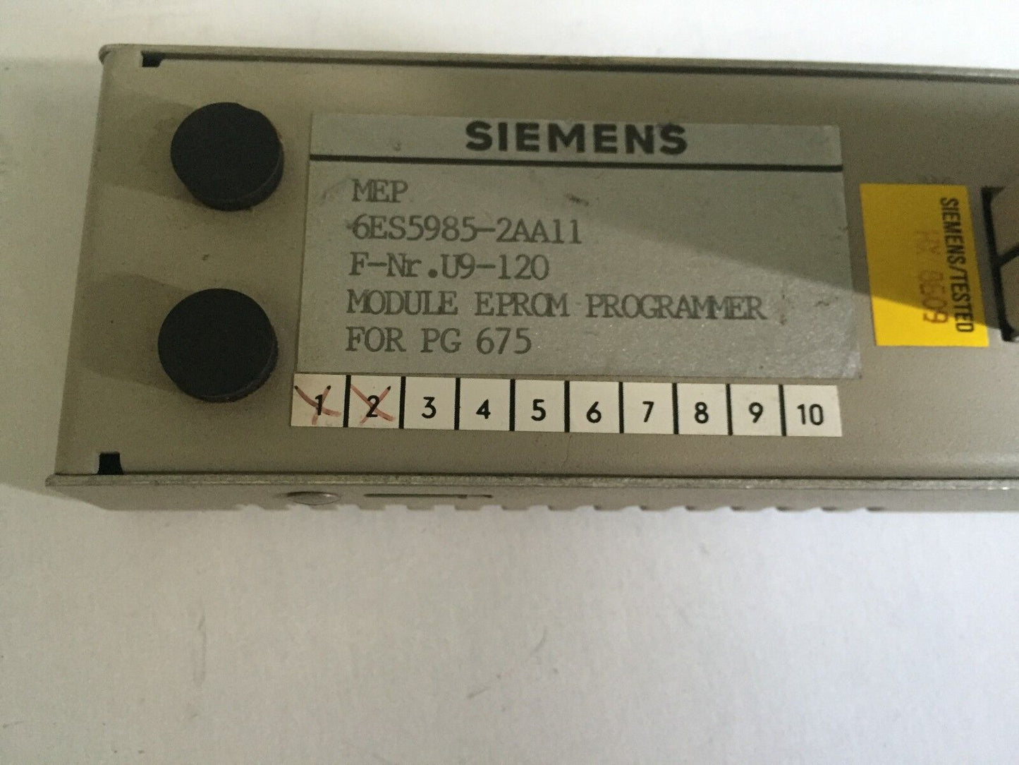Siemens 6Es5985-2Aa11,Mep,U9-120 Adapter Mep Module Eprom For Pg 675,Cu