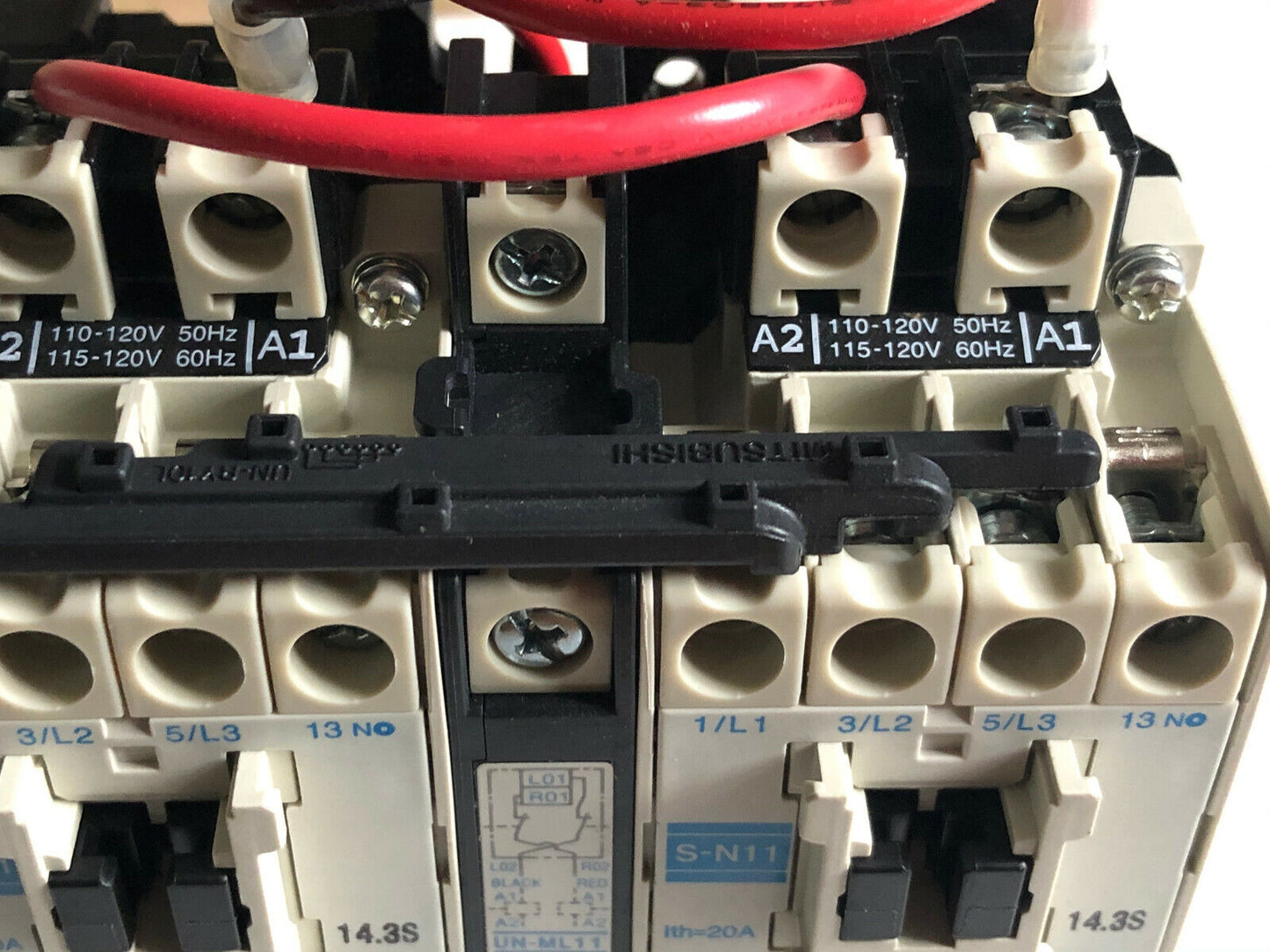 New Mitsubishi Electric S-2Xn11cxul Reversing Contactor 110-120V,S-N11,14.3S,Sv