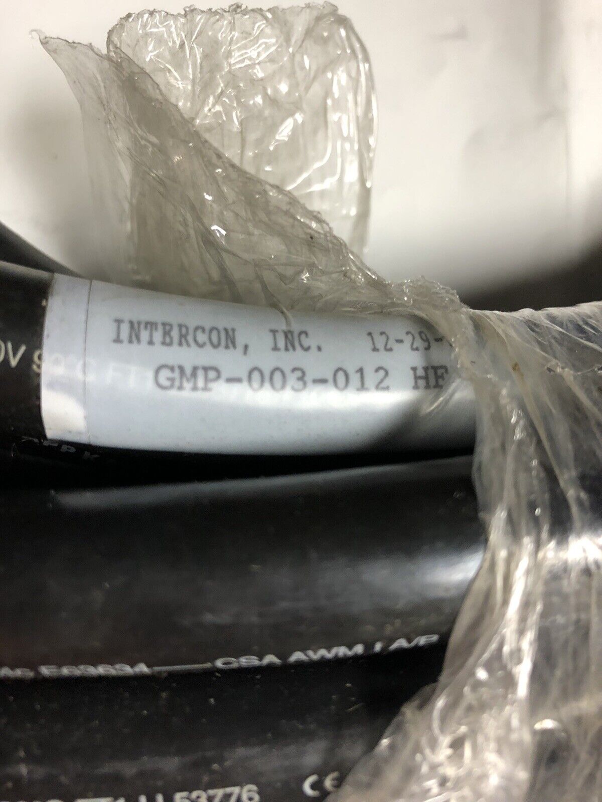 Intercon Robotic Gmp-003-012 Hf, Lapp Kabel Machine Cable Assembly Cordset,Ev