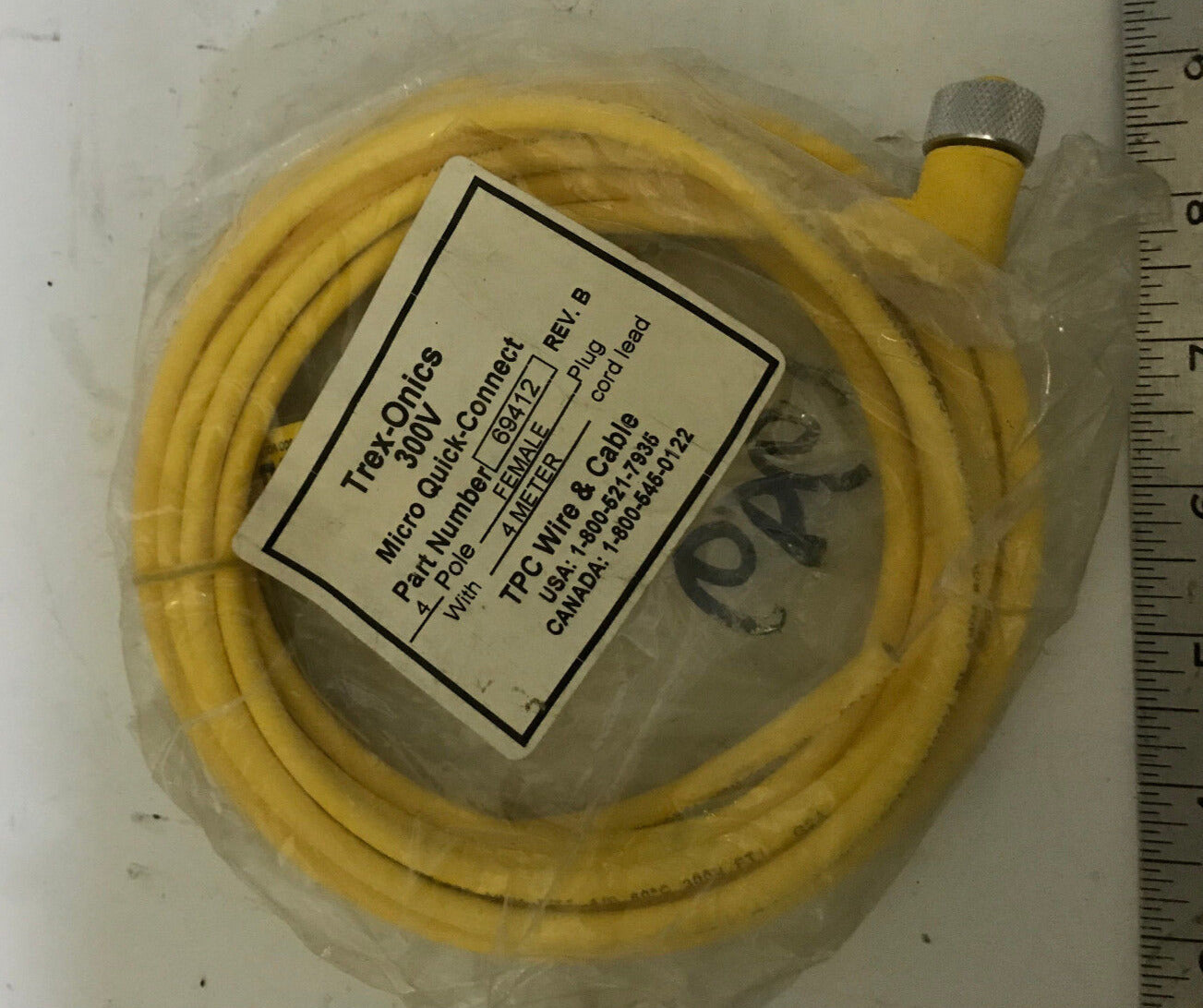 New Trex-Onics 69412,300V Micro Quick Connect Part # 69412,Em