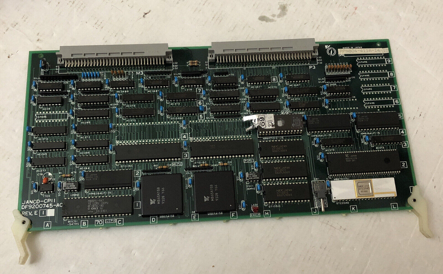 Yaskawa Electric Jancd-Cpii,Motoman Robot Memory,Df8203078-D0 Rev D,Ev,Cp11,Cz