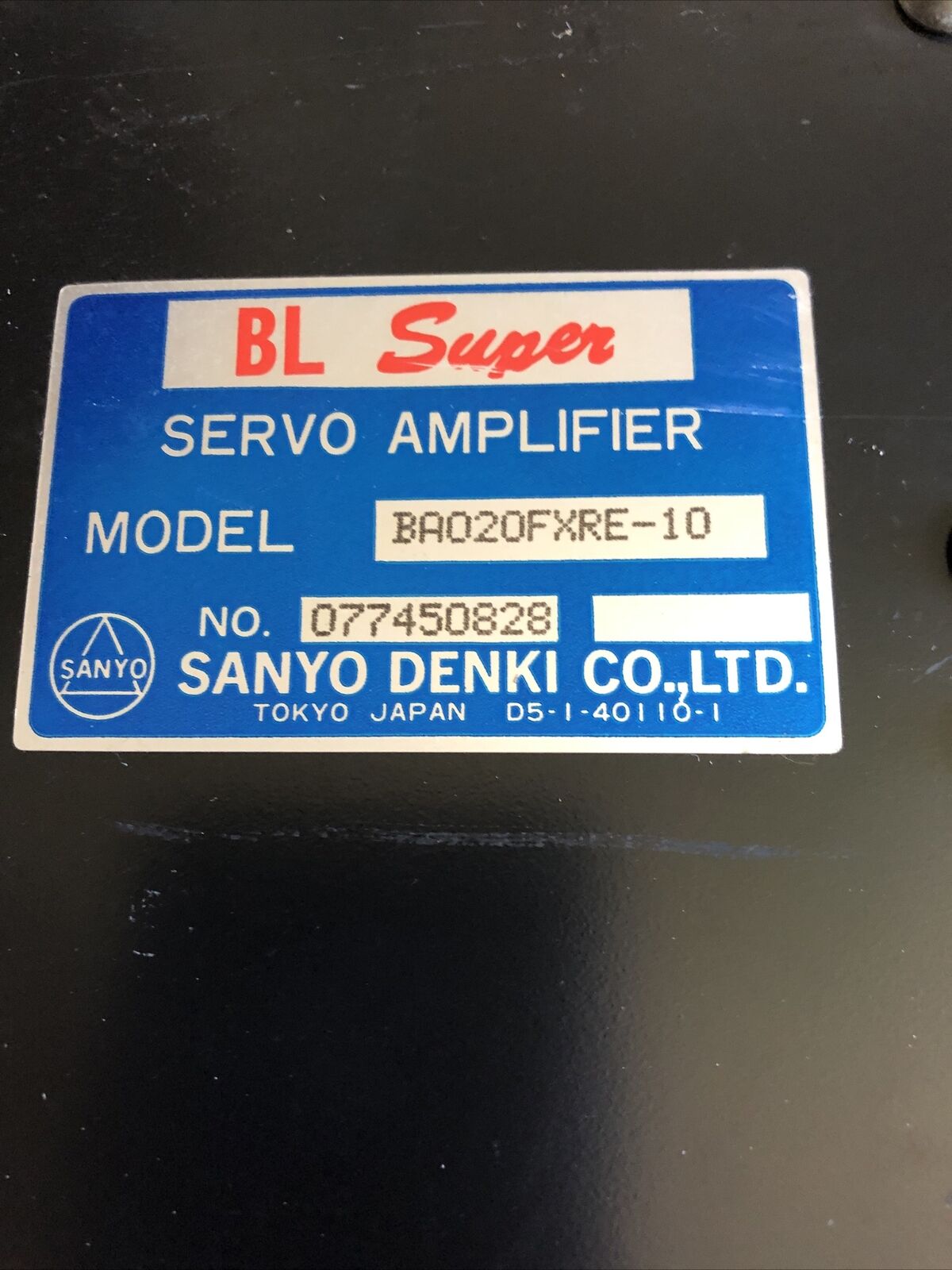 Sanyo Denki Ba020fxre-10 Bl Super Servo Amplifier,Vsvi00-00,Ba020g-10,45Bm,Bs