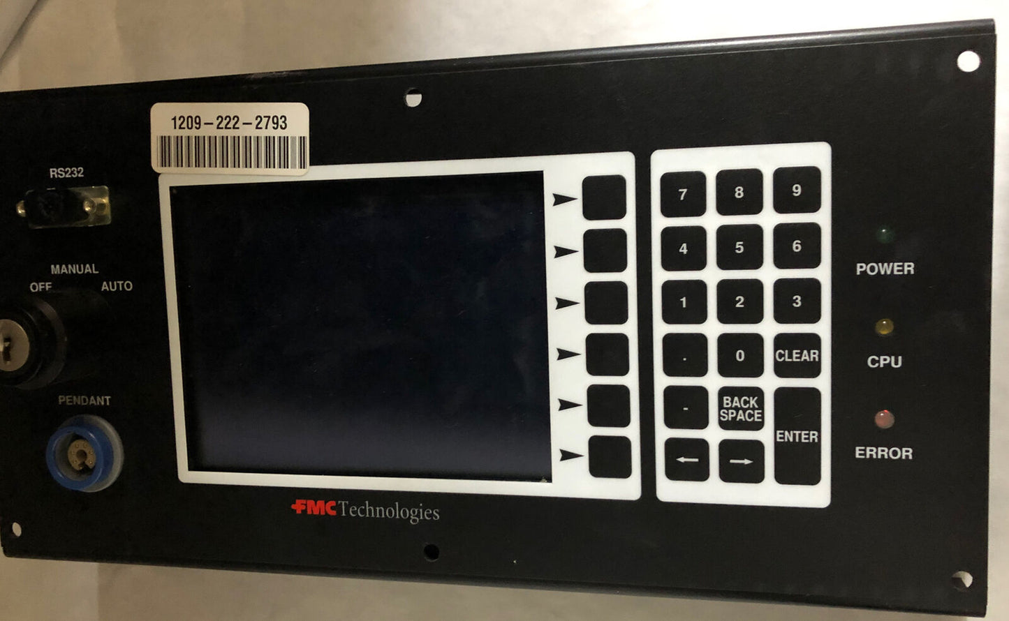 Fmc Technologies Operator Interface Panel (Part And Repair) 3160-300-A,Sk11,Te