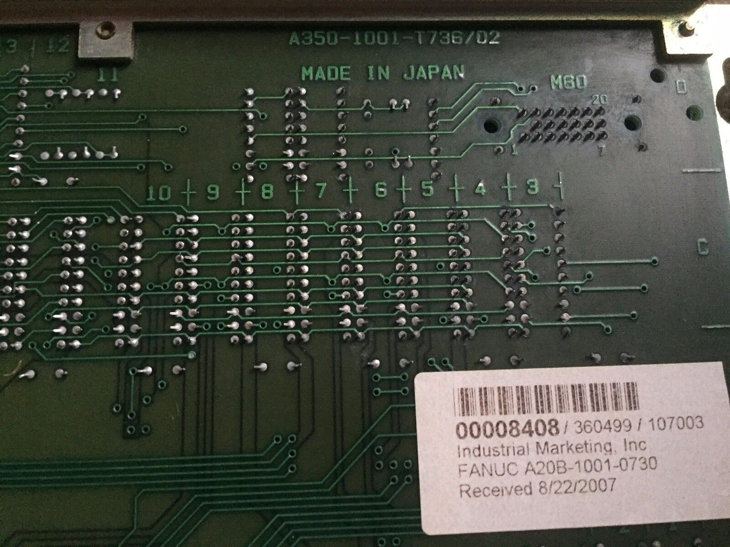 Fanuc A20b-1001-073,Fanuc A20b-1001-0730 Pc Board A20b10010730,Sk