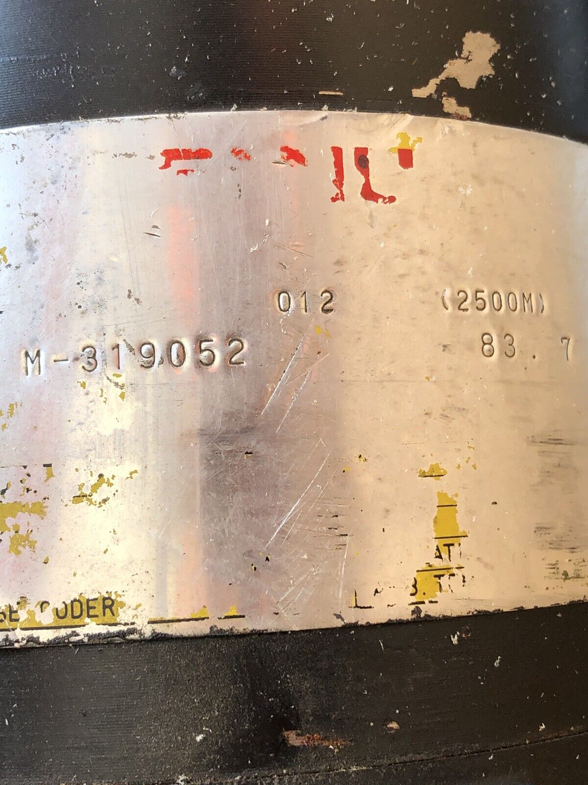 Fanuc M-319052 Dc Servo Motor, Shaft Diameter: 1-3/8" ,83.7,012,2500M,Hj