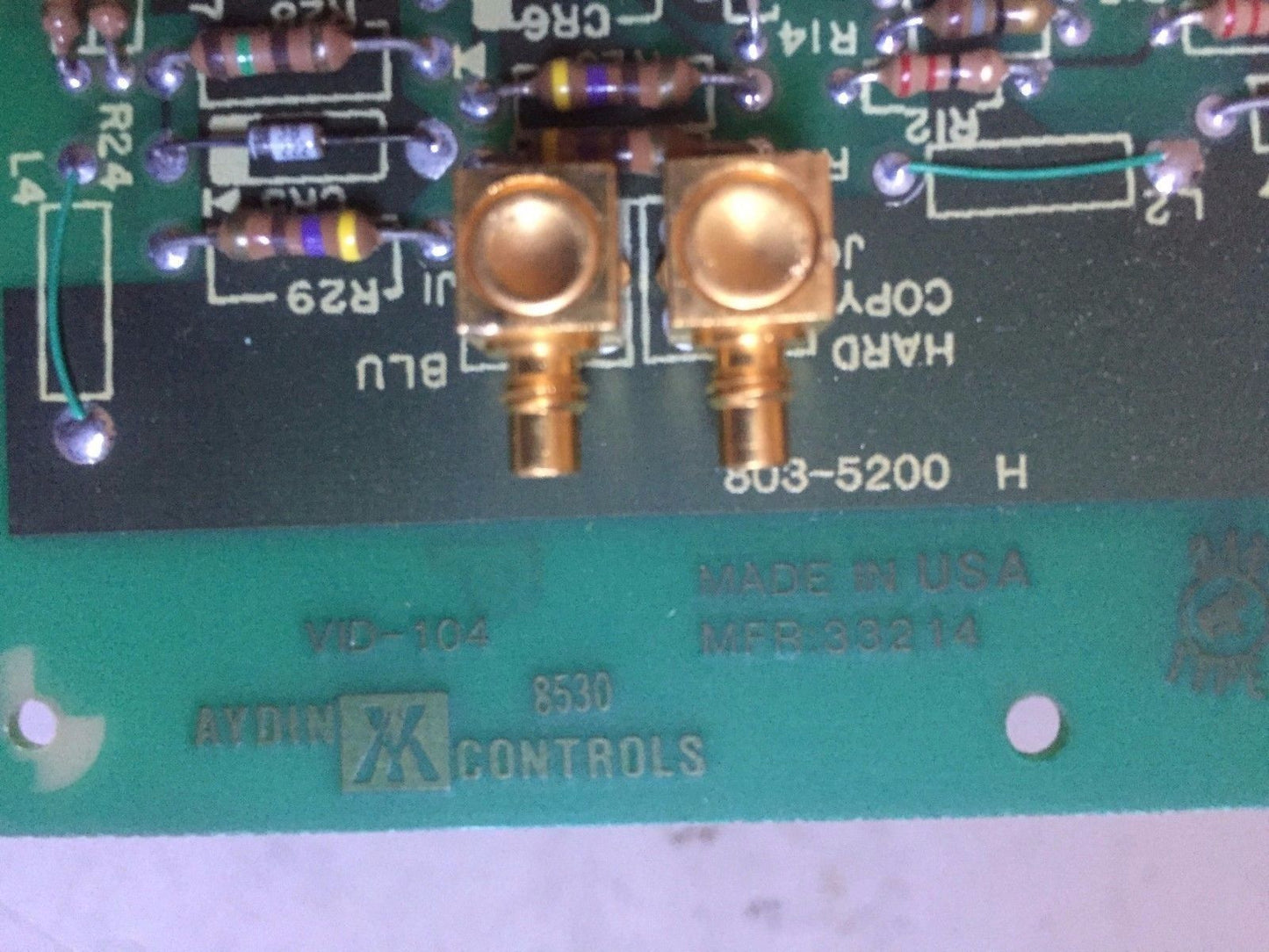 Aydin Controls 460-5469-509-Y Pcb Circuit Board,33214,803-5200 H,Vid-104,Ad