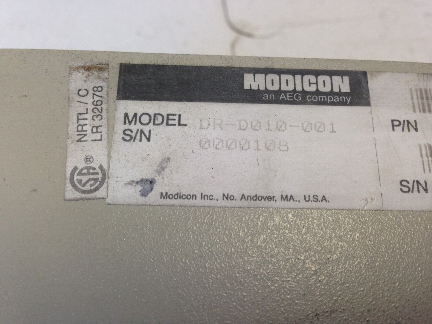 Aeg Modicon Dr-D010-001 Cyberline 1000D Servo Drive As-012B-201,(Repaired),Fl,Fk