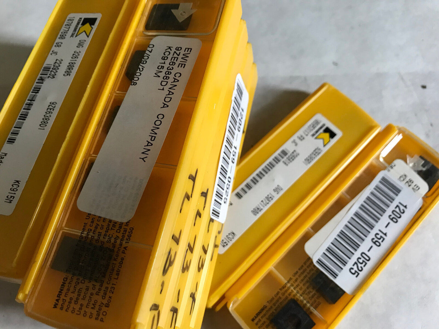 Lot 50 Kennametal Dwg 326180R05,9Ze6388d1, Carbide Inserts Kc915m,Ej,Es
