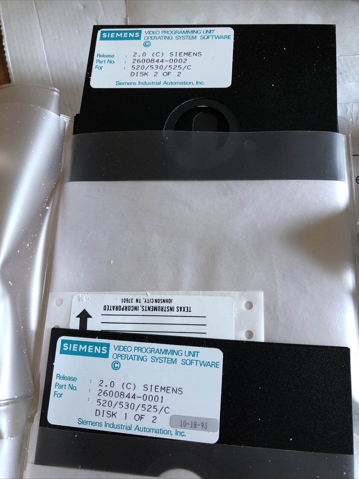 Siemens 530C-6202,2600847-0001,Tisoft 1&2,T1soft 1&2,Vpu200,2600844-0001 Soft,Dg