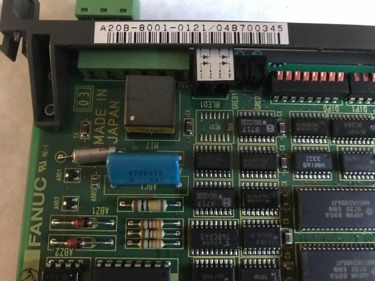 Fanuc A20b-8001-0121/04B,Fanuc A20b-1006-0220/01A Cna Robot Processor,Eh
