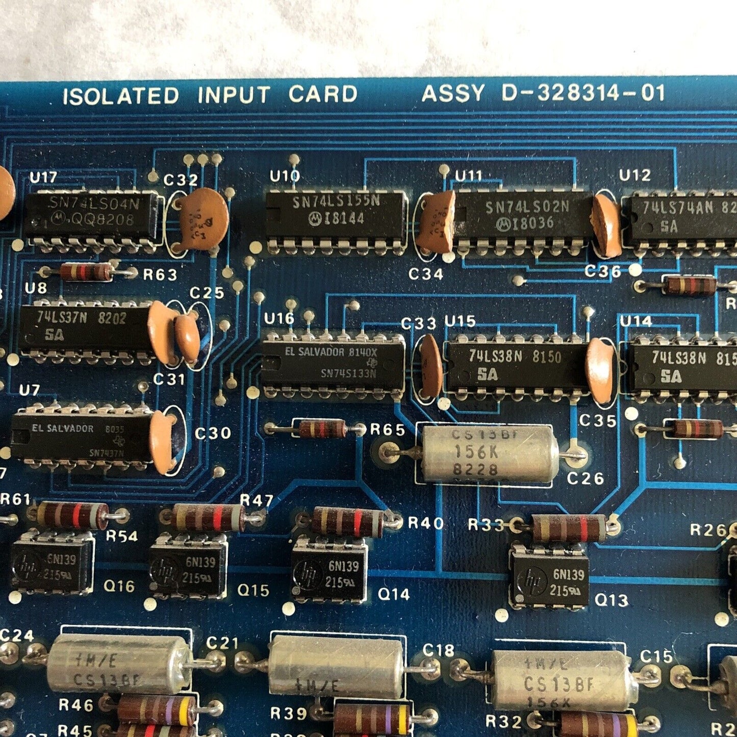 Forney D-328314-01 Isolated Input Card,Afs-10-22 Pc Board 32831401,Db