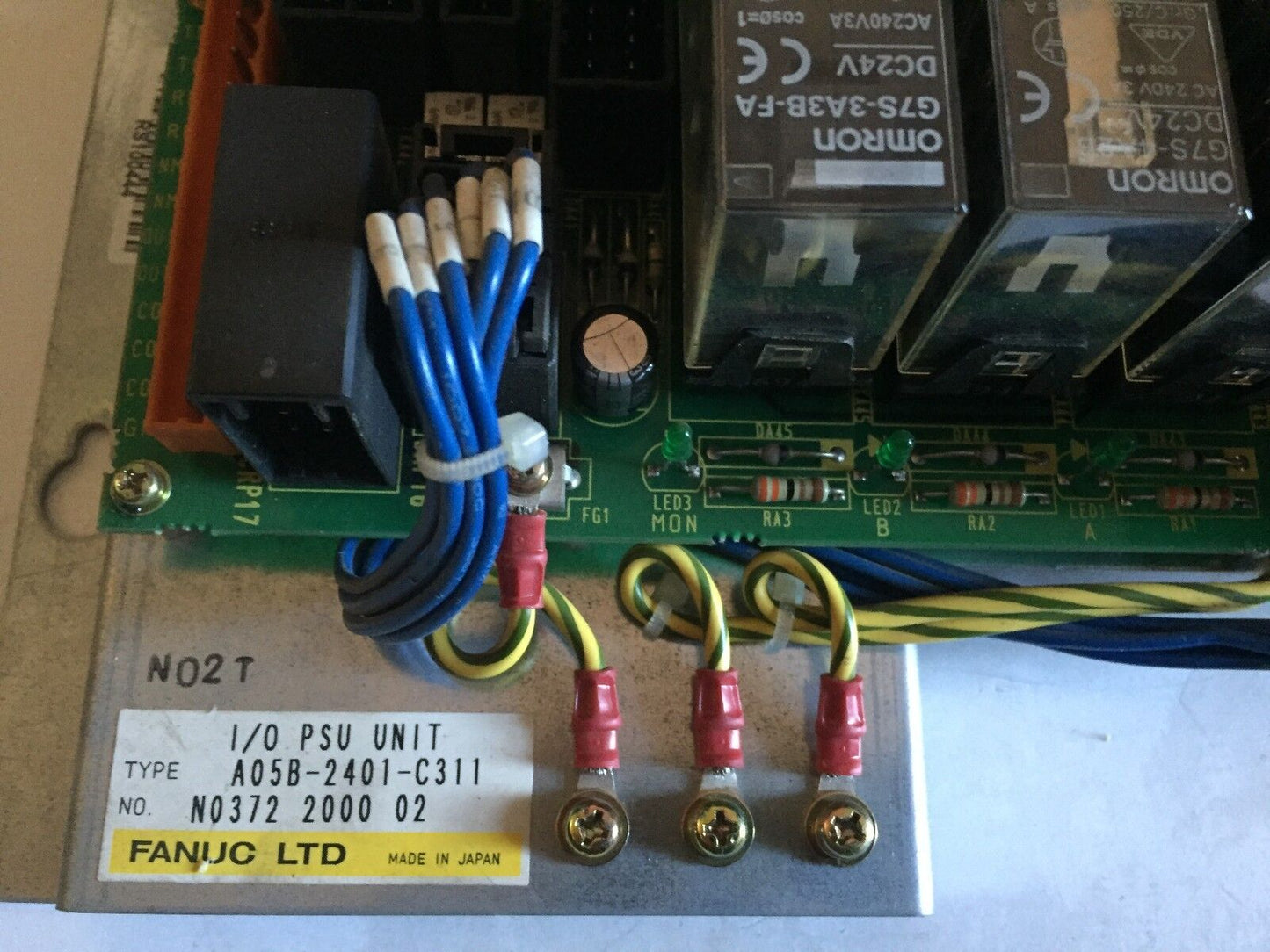 Fanuc A05b-2401-C311,A20b-1007-0540/01A,Sola Sdn-5-24100,I/O Psu Unit,Ee