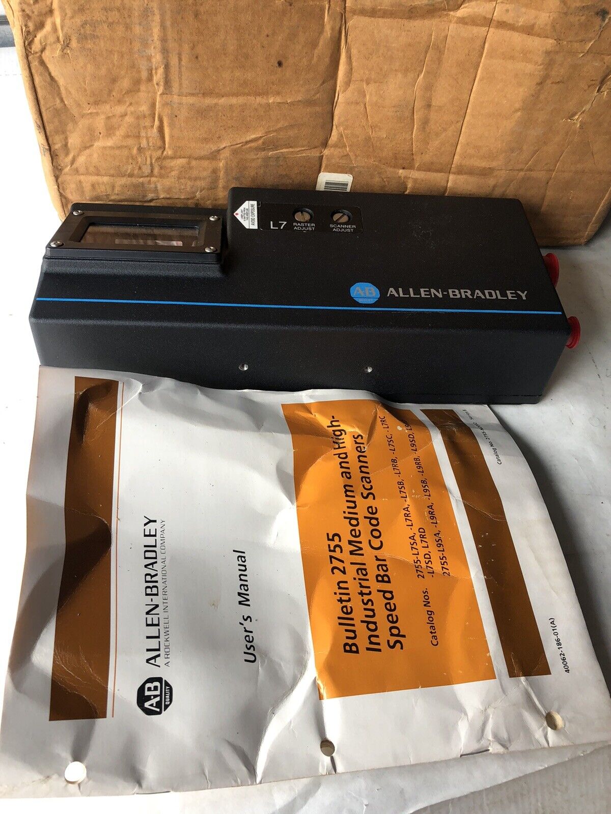New Allen Bradley 2755-L7rd Scanner Head Side, Allen Bradley 2755L7rd,Bg,Dh