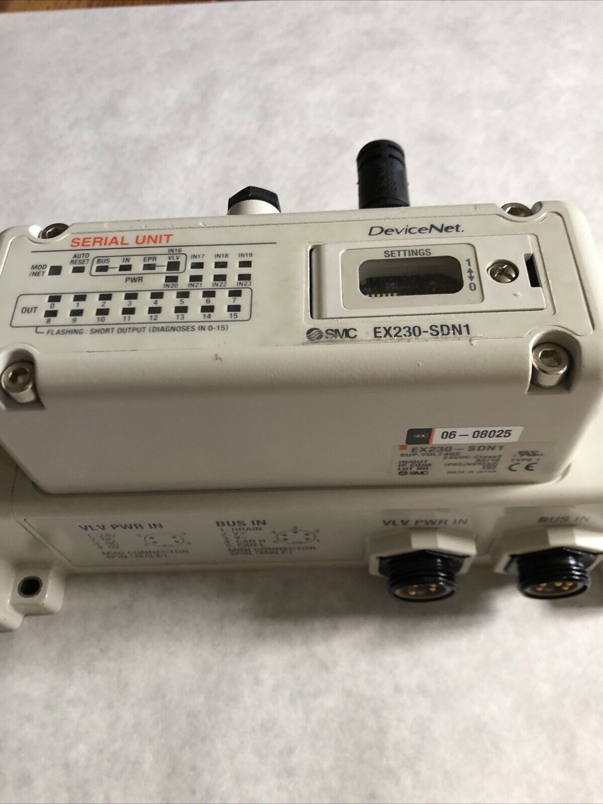 New Smc Us2984-20,Ex230-Sdn1,Ex230-Cb2,Vvq2000 Devicenet Manifold Valve,Se