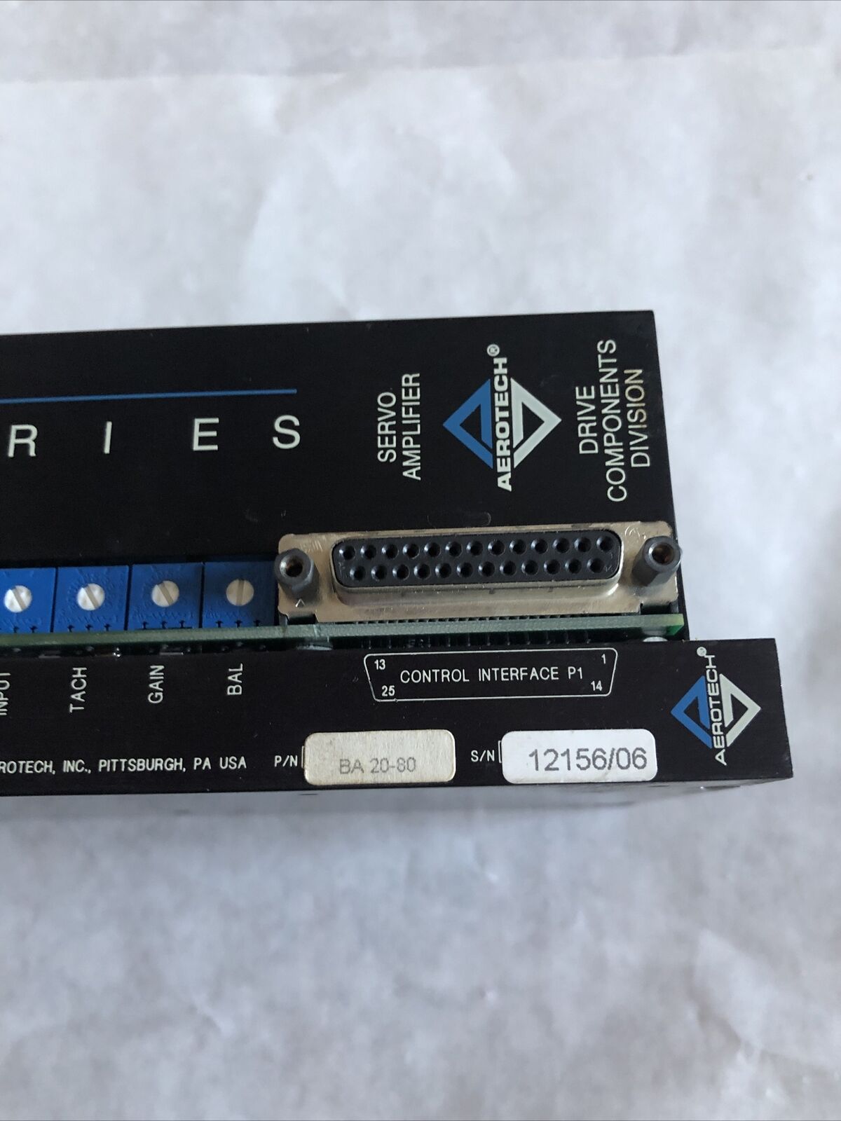 Aerotech Ba20-80 Servo Amplifier Drive Components Division,Fi