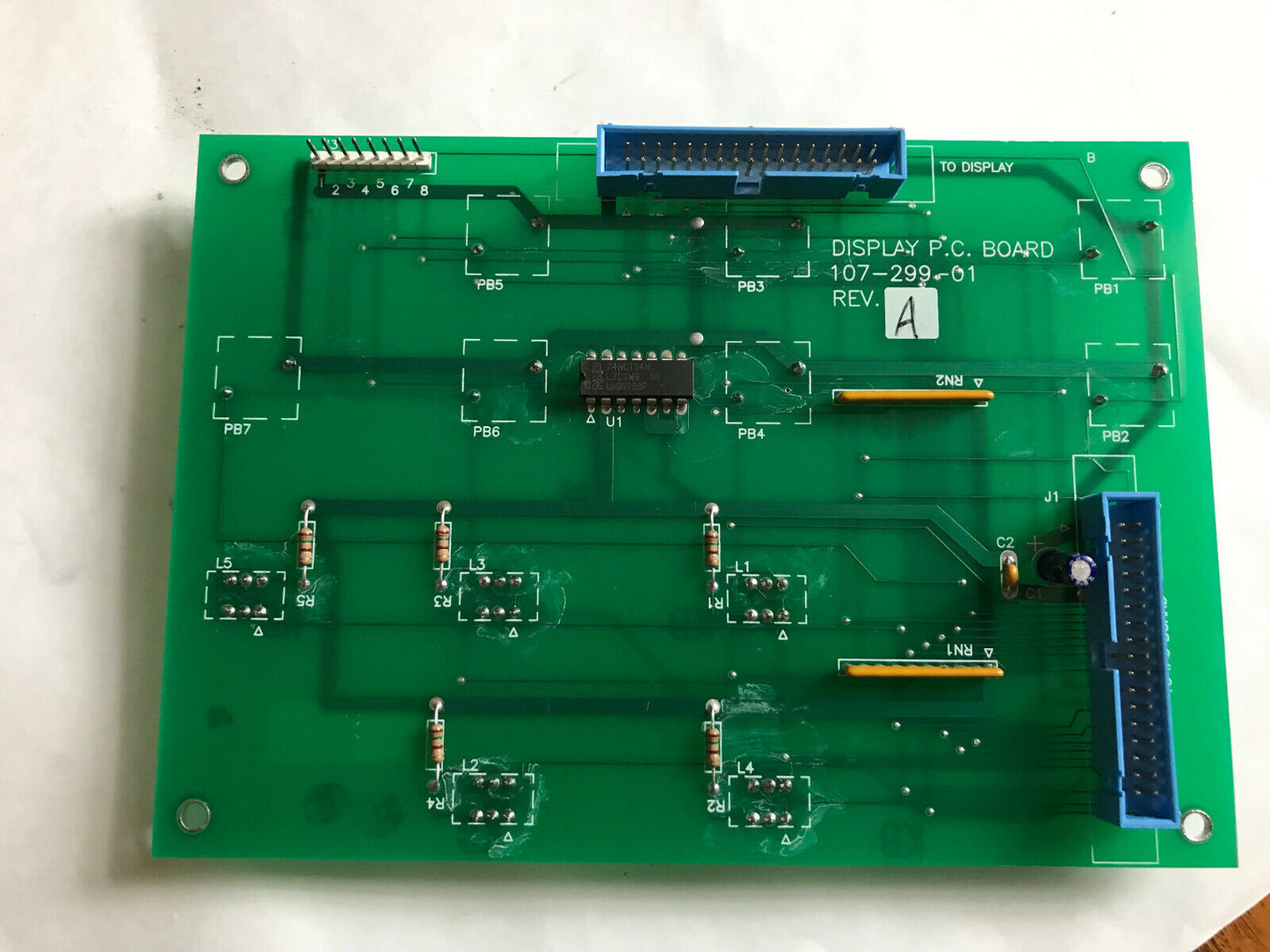 Conair 107-299-01 Rev A Display Pc Board,Sn
