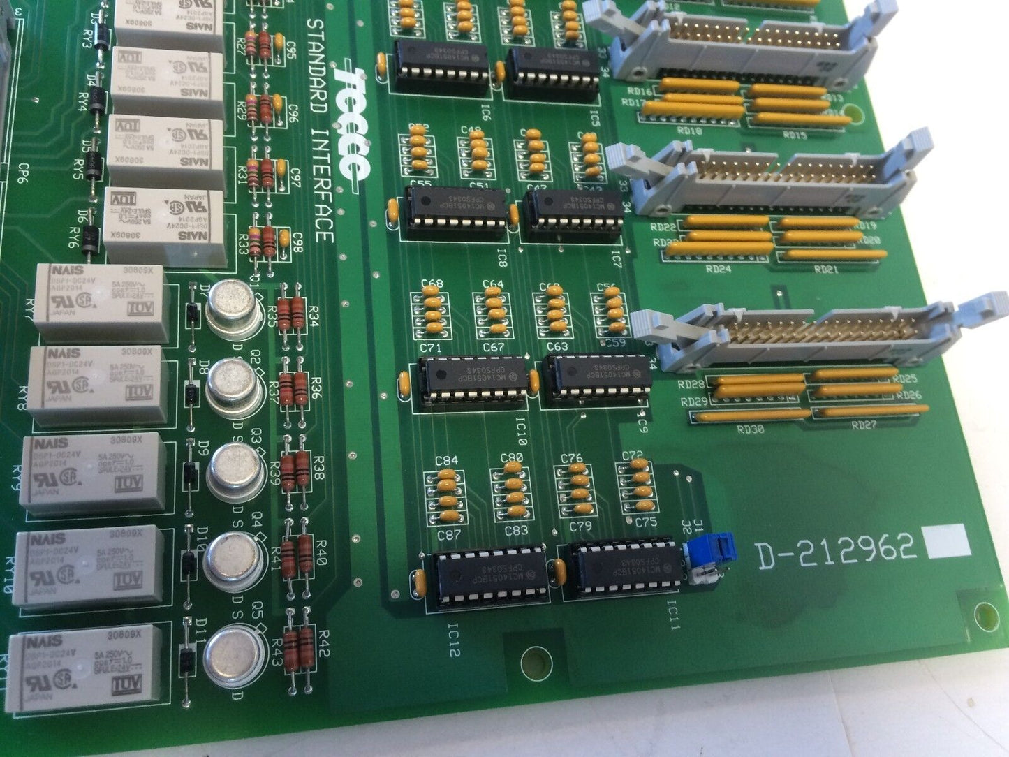 New Tocco D-212962 Plc-Cnc Standard Interface Circuit Board,Bt
