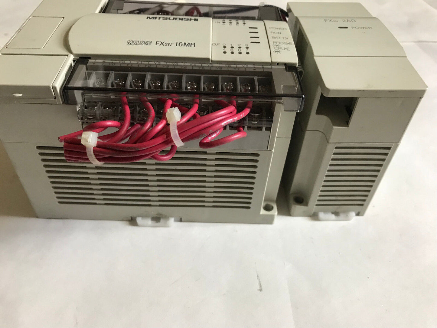 Misubishi Fx2n-16Mr-Es/Ul,Fx2n-2Ad,Fx2n-16Mr Programmable Controller 2A,240V,St