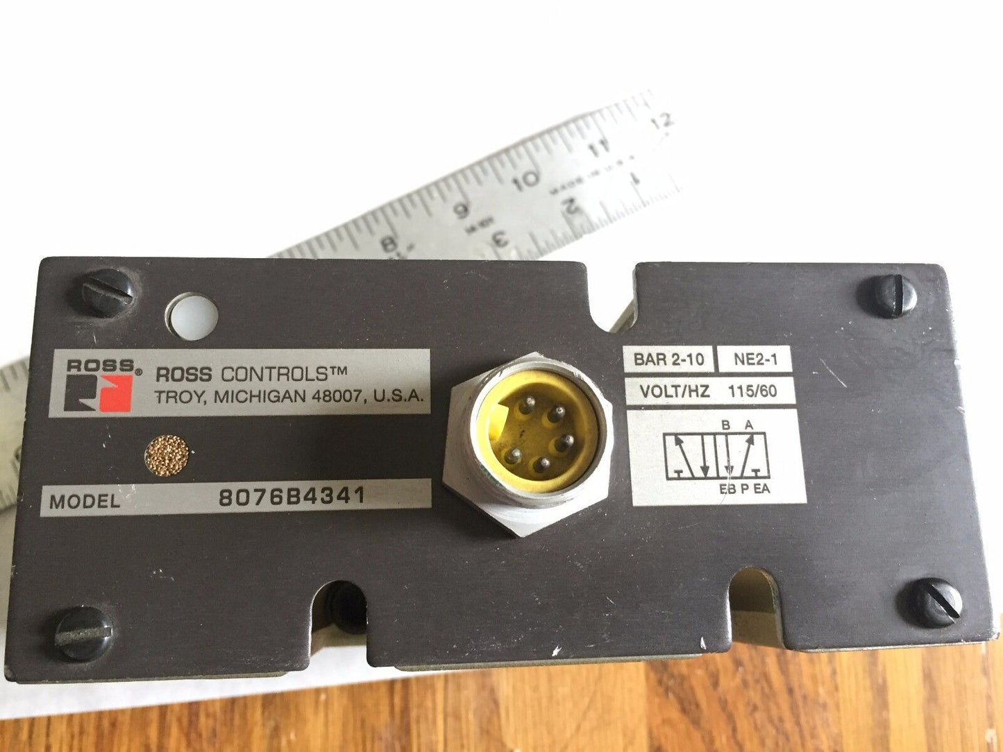New Ross 8076B4341,Ne2-1 115V Solenoid Valve,Bm