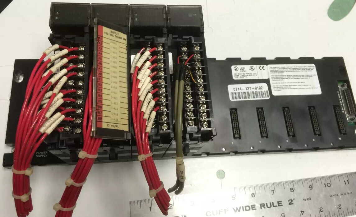 Ge Fanuc Ic693ch5392f,Ic693chs392f,Ic693alg220d,Ic693mdl340d,Two Ic693mdl240d,Bv