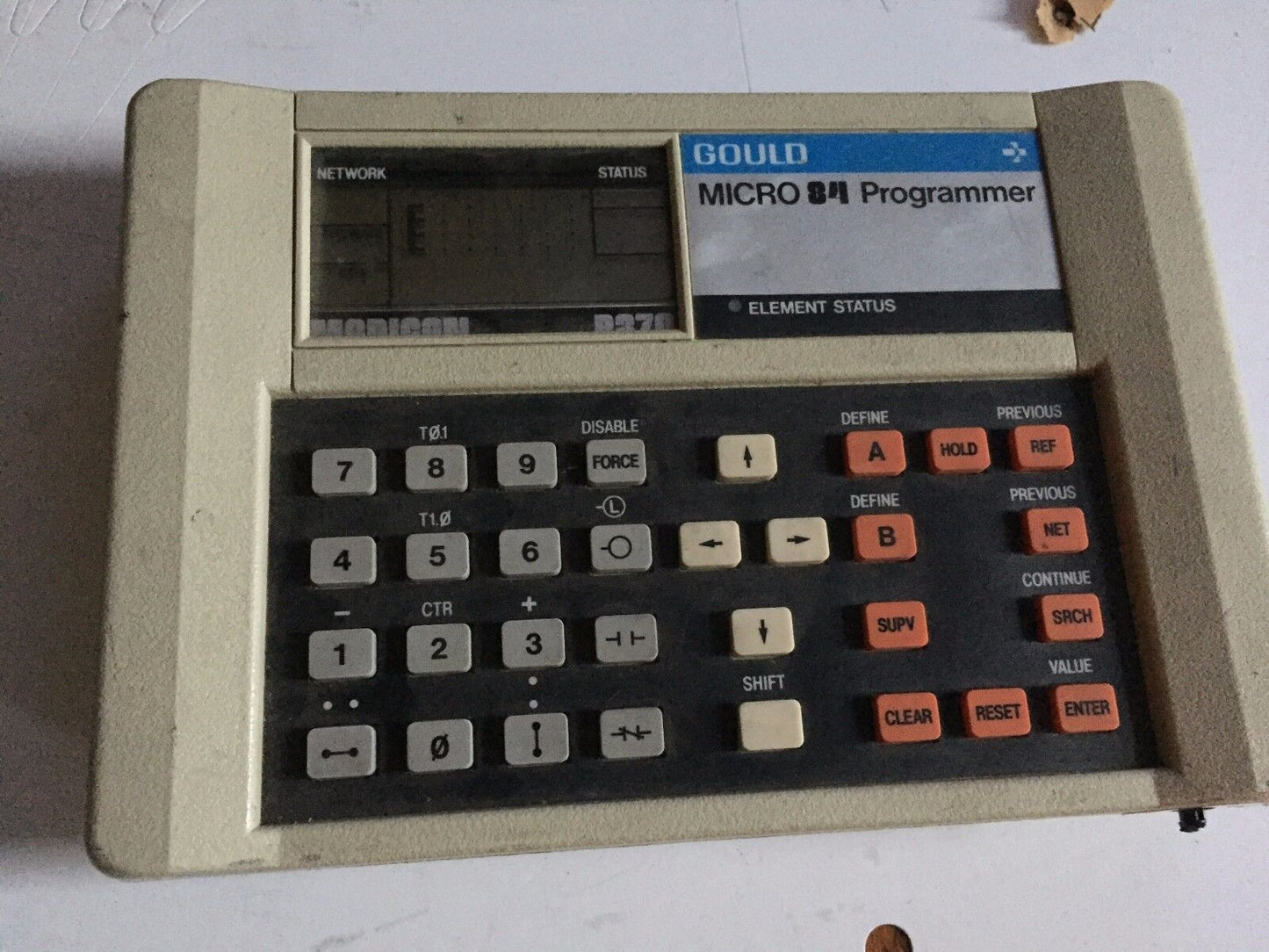 Gould P370-001 Modicon P370 Micro 84 Programmer Terminal Asp370000 ,Bl