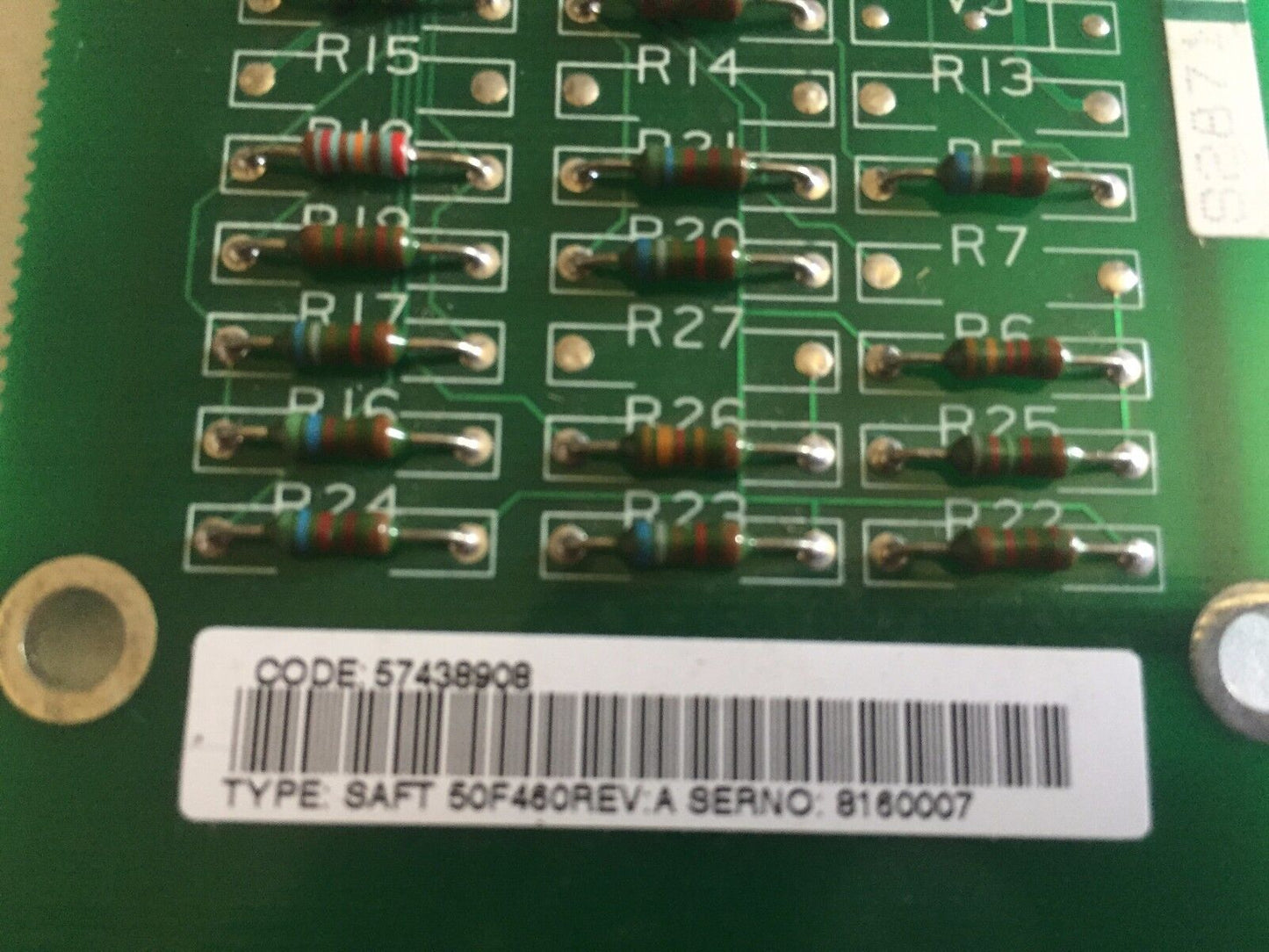 Abb 50F460 Rev. A Drives Saft 50Kva Matching Card Code 57438908 5761022-1B,Bt