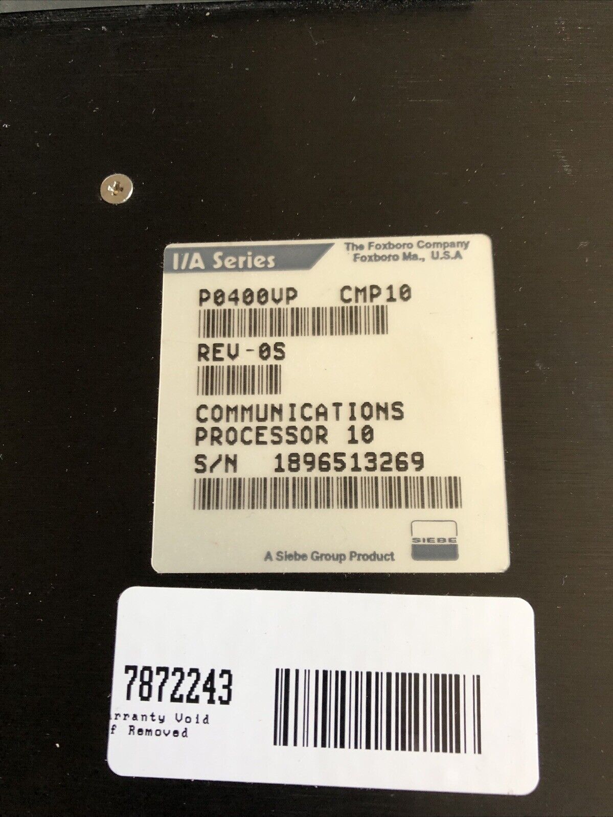 Foxboro P0400vp Cmp10,P0400up Cmp10 Communications Processor 10 Module,Cr