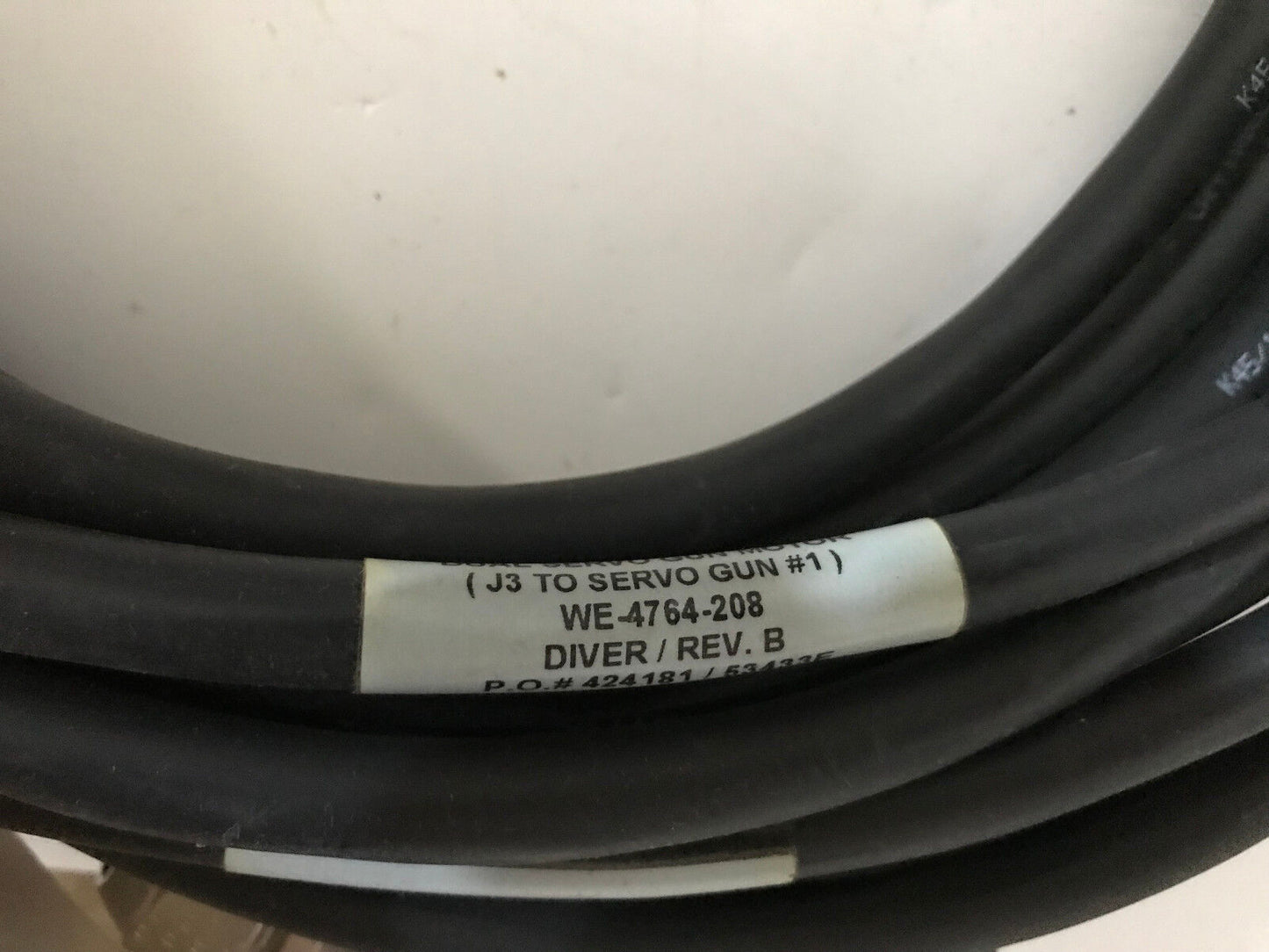 New Fanuc We-4764-208 Robotics Dual Servo Gun Motor Cable Olflex-Robot 900 P 4G2