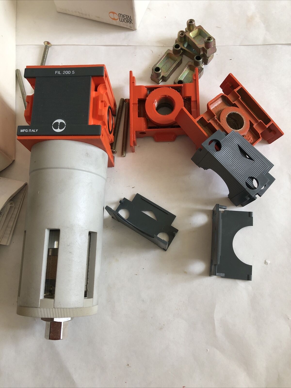 Metal Work 3480001Ua Pneumatic Filter Fil 200 5 & 3/8" Plate Kit Regulator,Dg