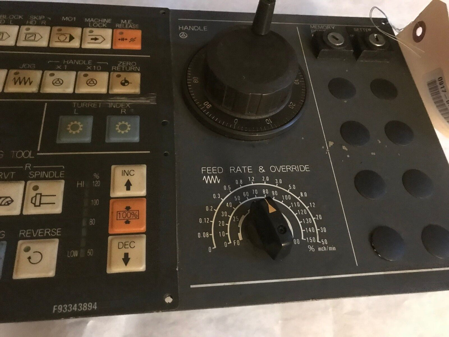 Fanuc A860-0202-T001,A16b-1310-0381/01A Pulse Generator/Control Panel,Ef