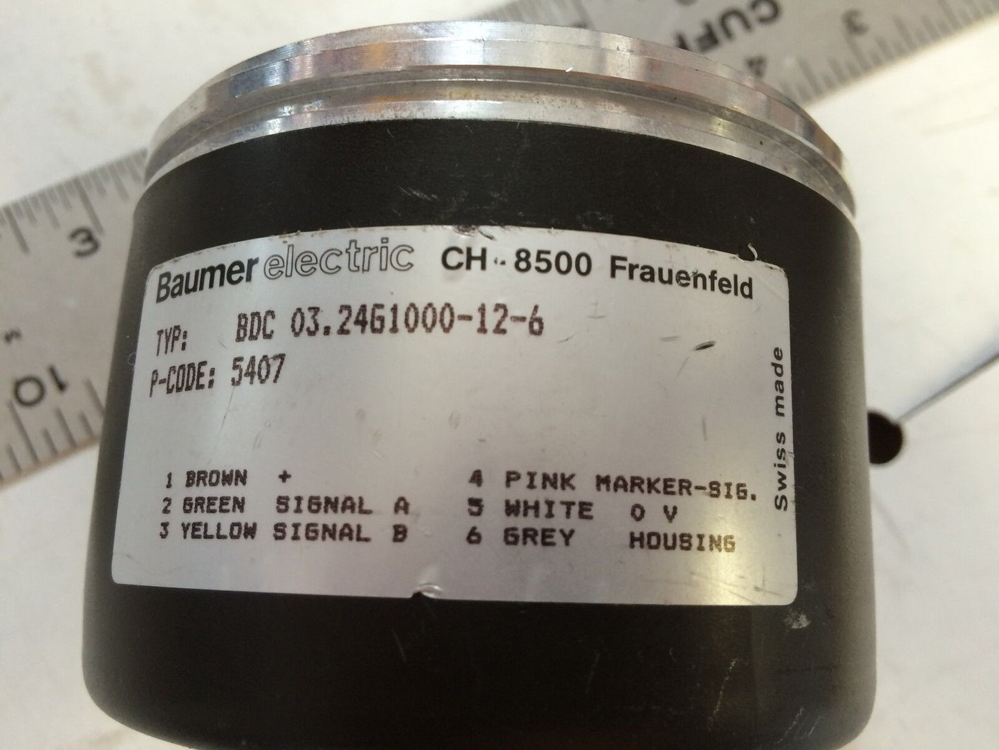 Baumer Electric Ch 8500 Bdc-03.2461000-12-6,Baumer Bdc-03.24G1000-12-6 ,Cx
