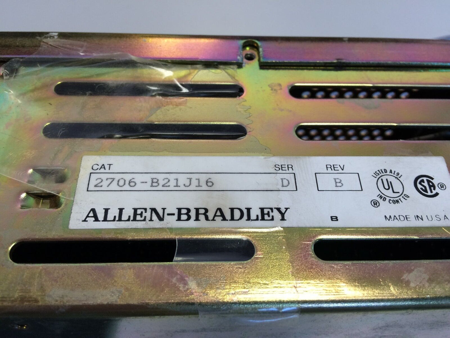 Allen Bradley 2706-B21j16,Dl20,Ol20 Operator Interface Message Display Inview,Ei