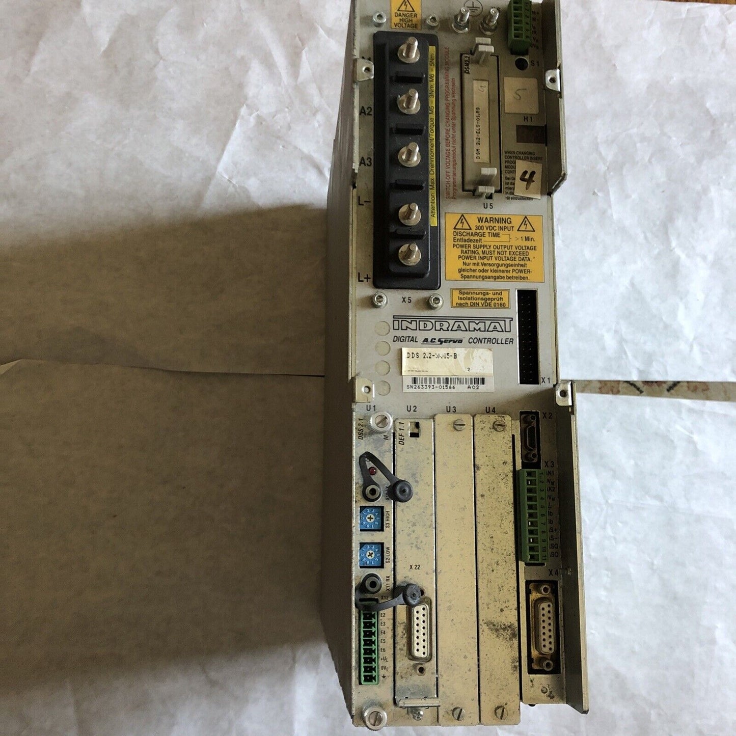Indramat Dds 2,2-W05-B,Dds 2.2-W05-B Dds022w015be1201,Dds 02.2-W015-Be12,15A,Bd